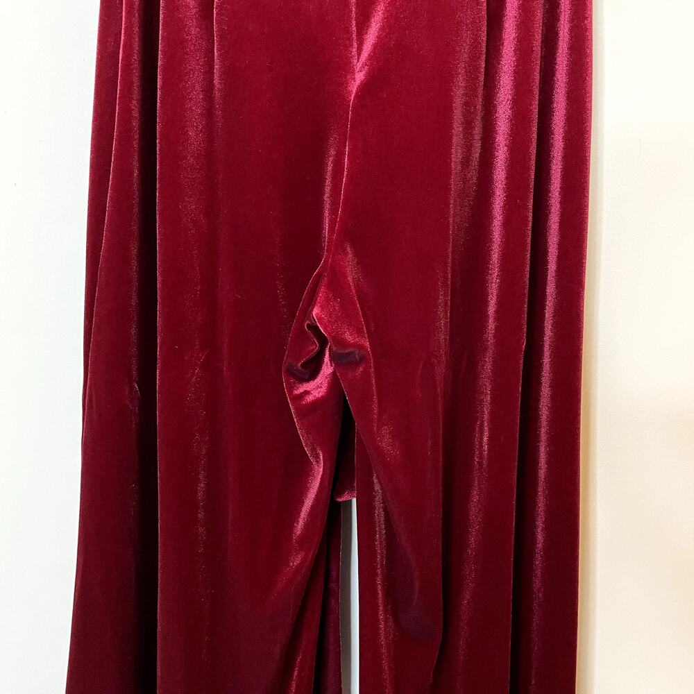 Misa Los Angeles Aliya Velvet Pant Wide Leg High Rise Vacation Holiday Date XS - Picture 7 of 12